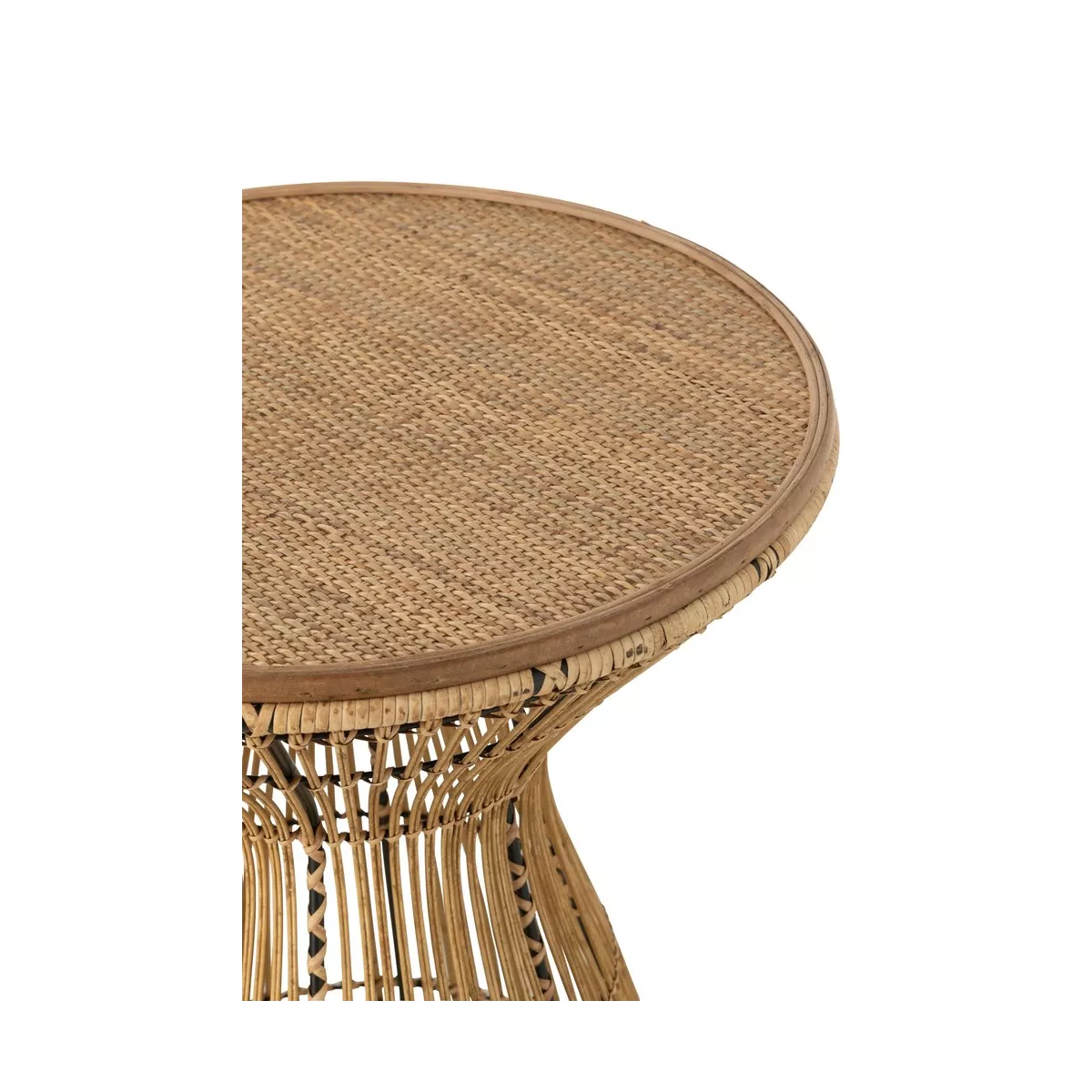 Sellette Vague en rotin H.61cm