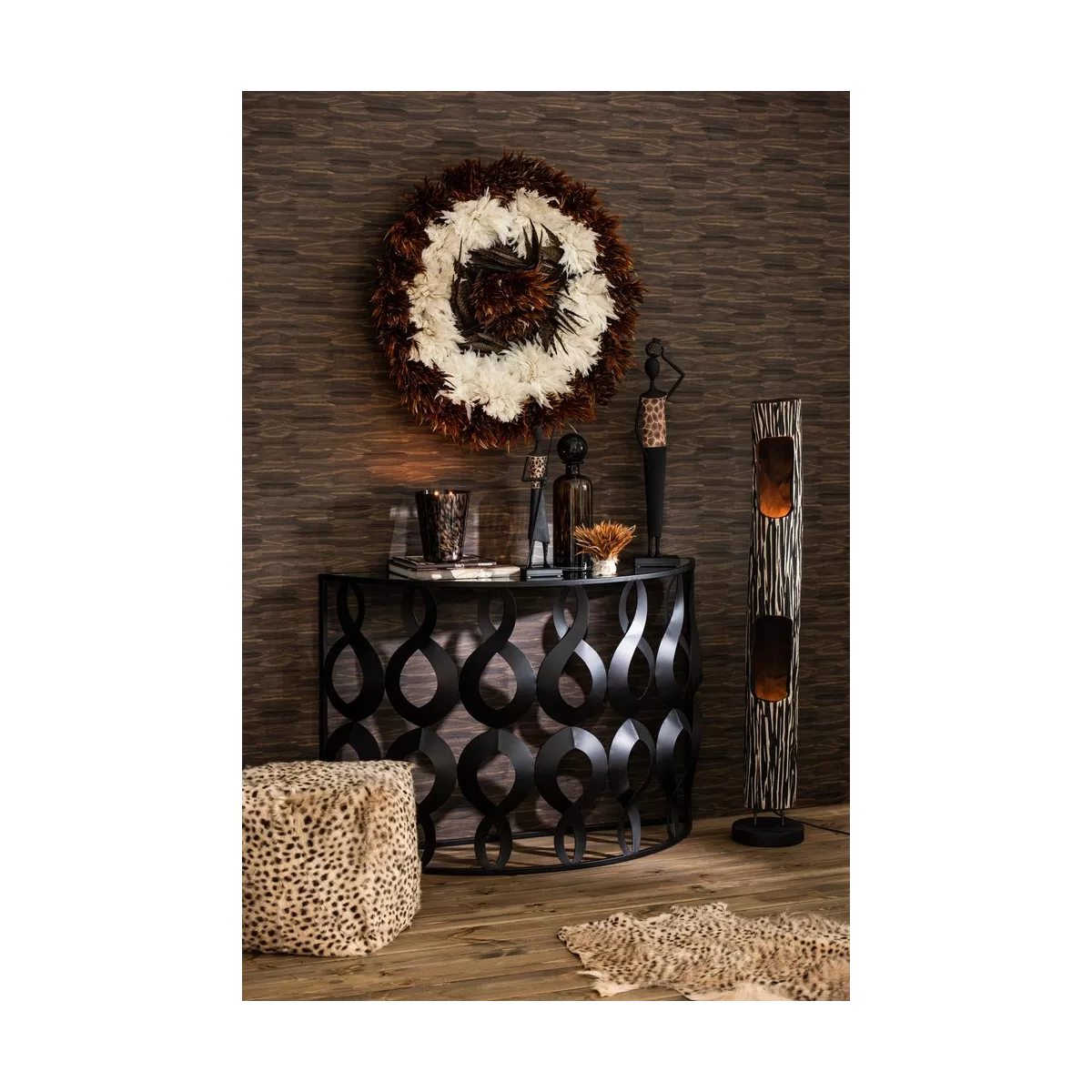 Bougie Parfumée Noa Noir H.19cm