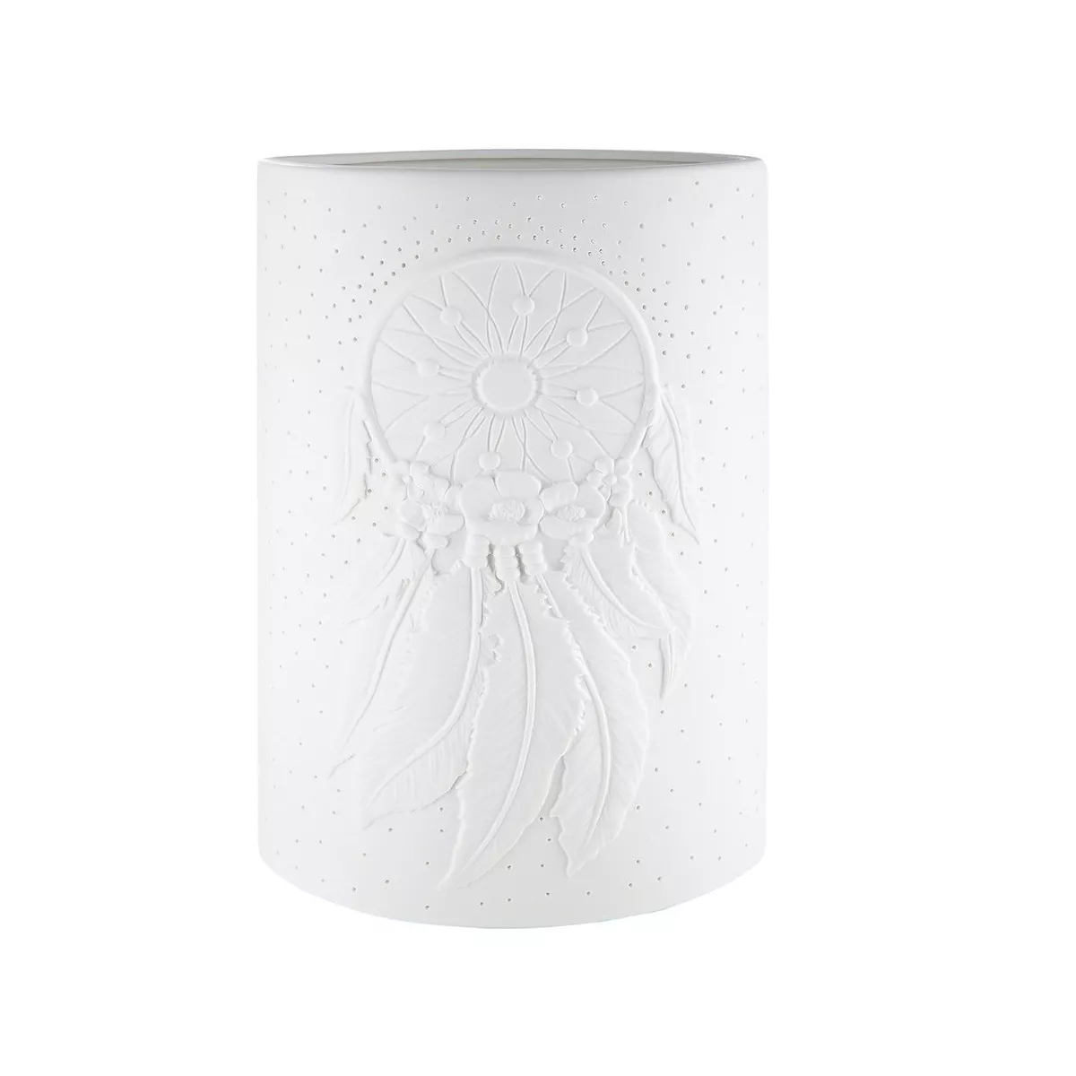 Lampe Porcelaine Capteur de rêve H.28
