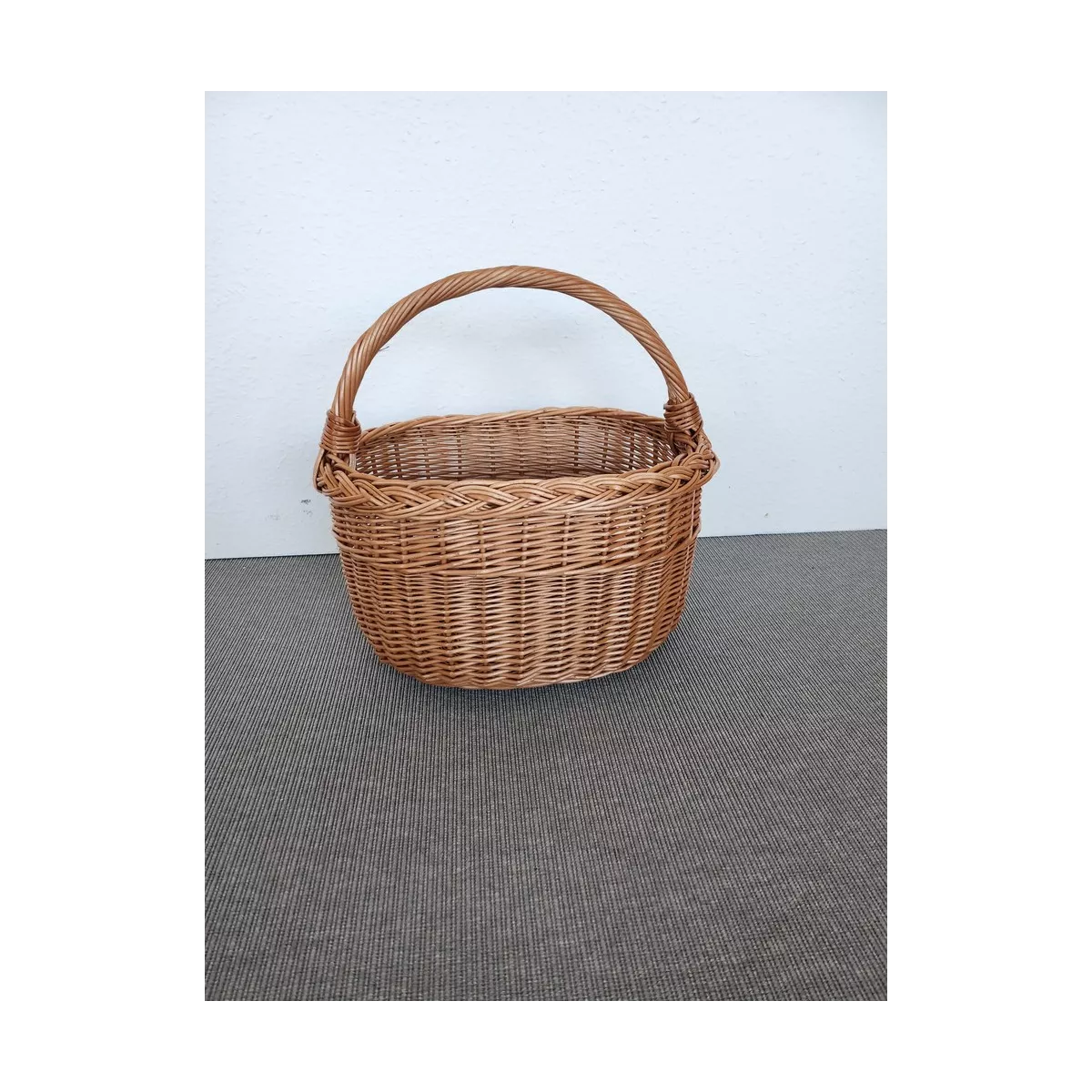 Panier Gondole Archi 40x25 Osier Roux