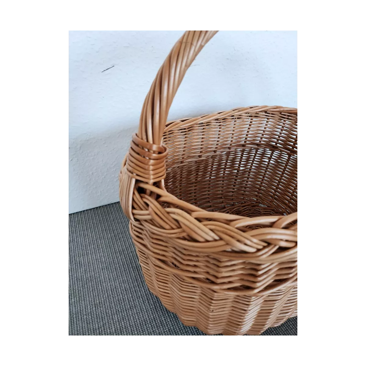 Panier Gondole Archi 40x25 Osier Roux