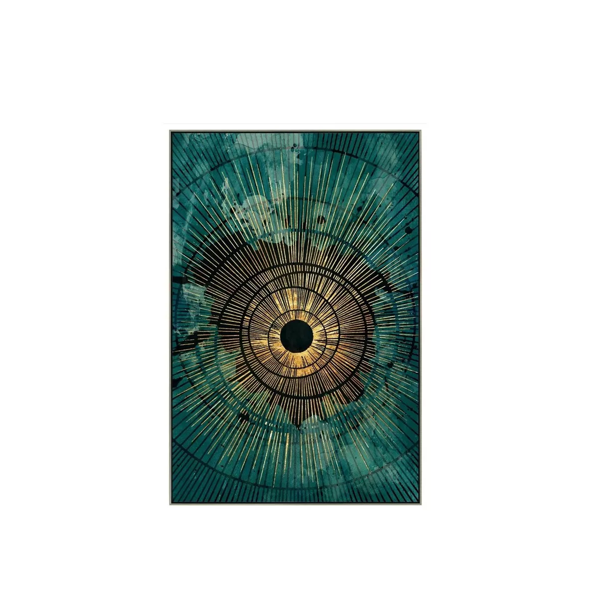 Tableau Soleil Vert 80 x120
