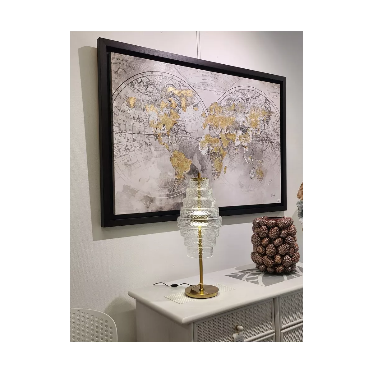 Tableau Mappemonde 135x93
