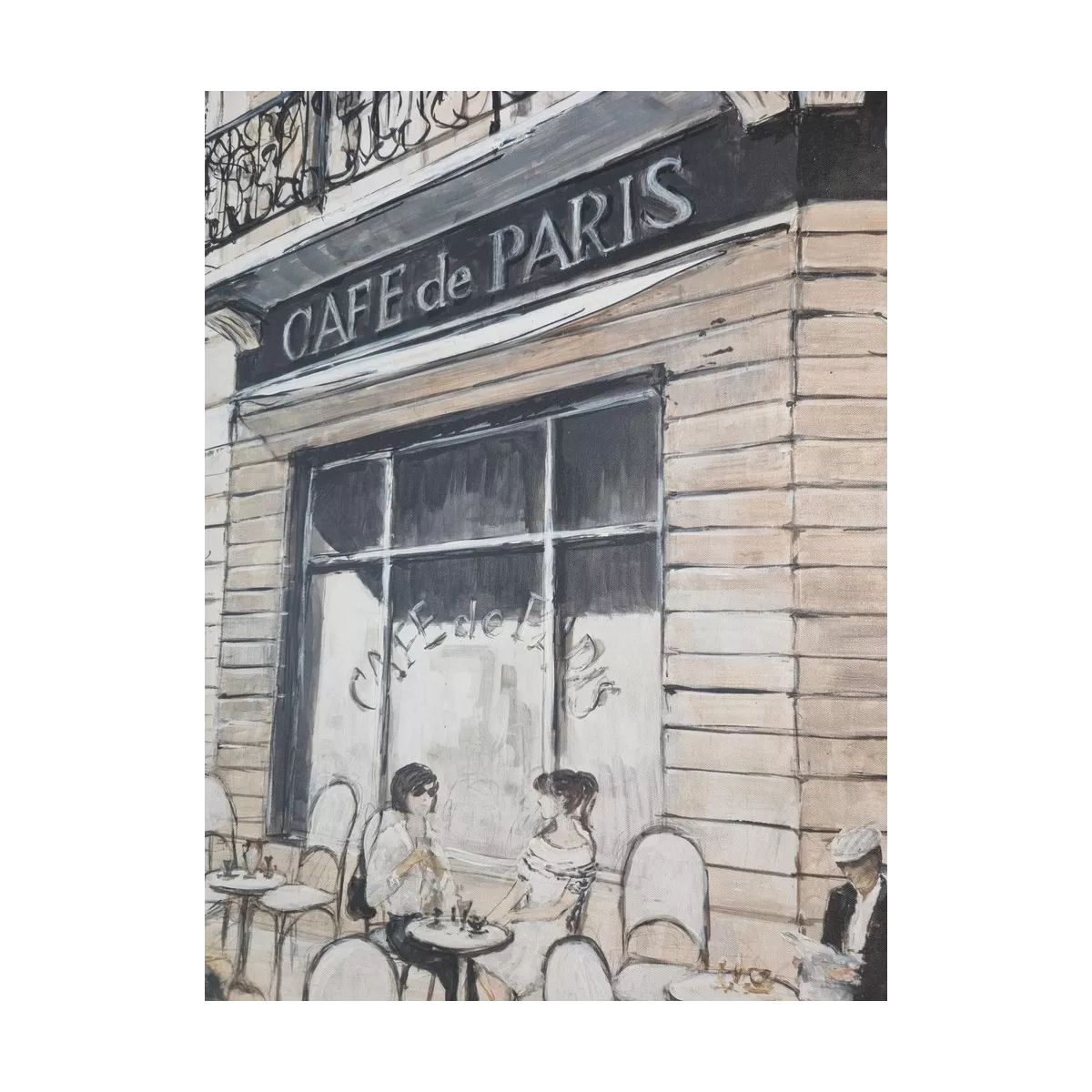 Tableau  Café de Paris 60x80