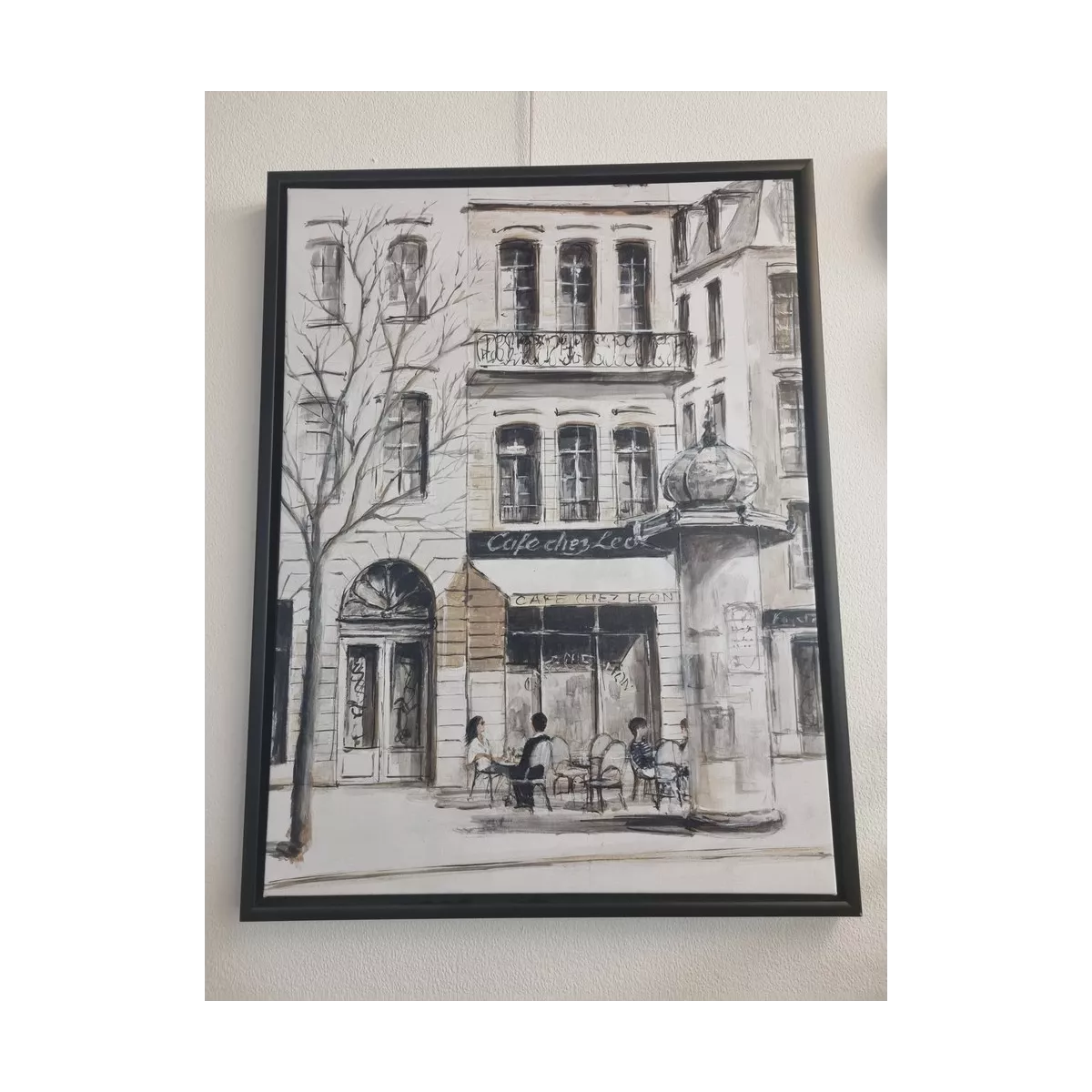Tableau  Café de Paris 60x80