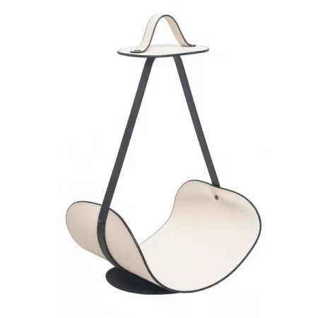 Porte Revues Métal et Simili Beige