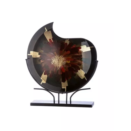 Vase Verre sur Socle Fashion h35 cm