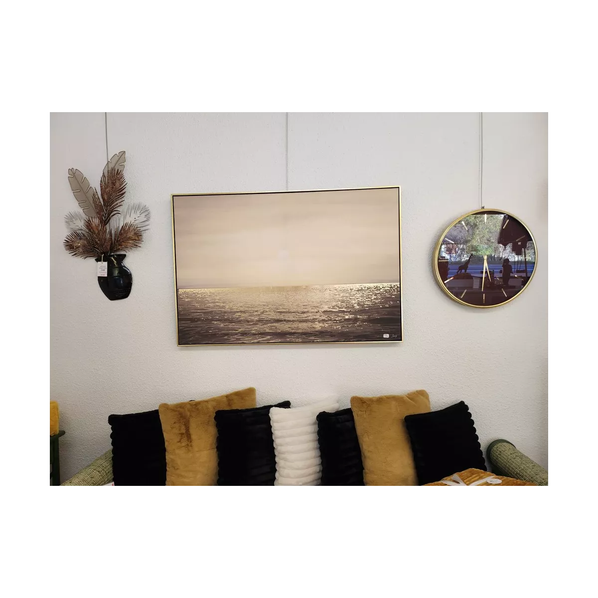 Horloge Zurish Prune 51x51