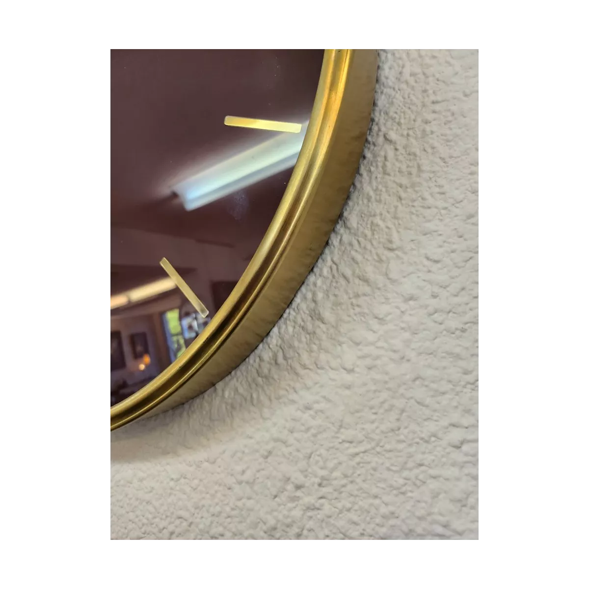Horloge Zurish Prune 51x51