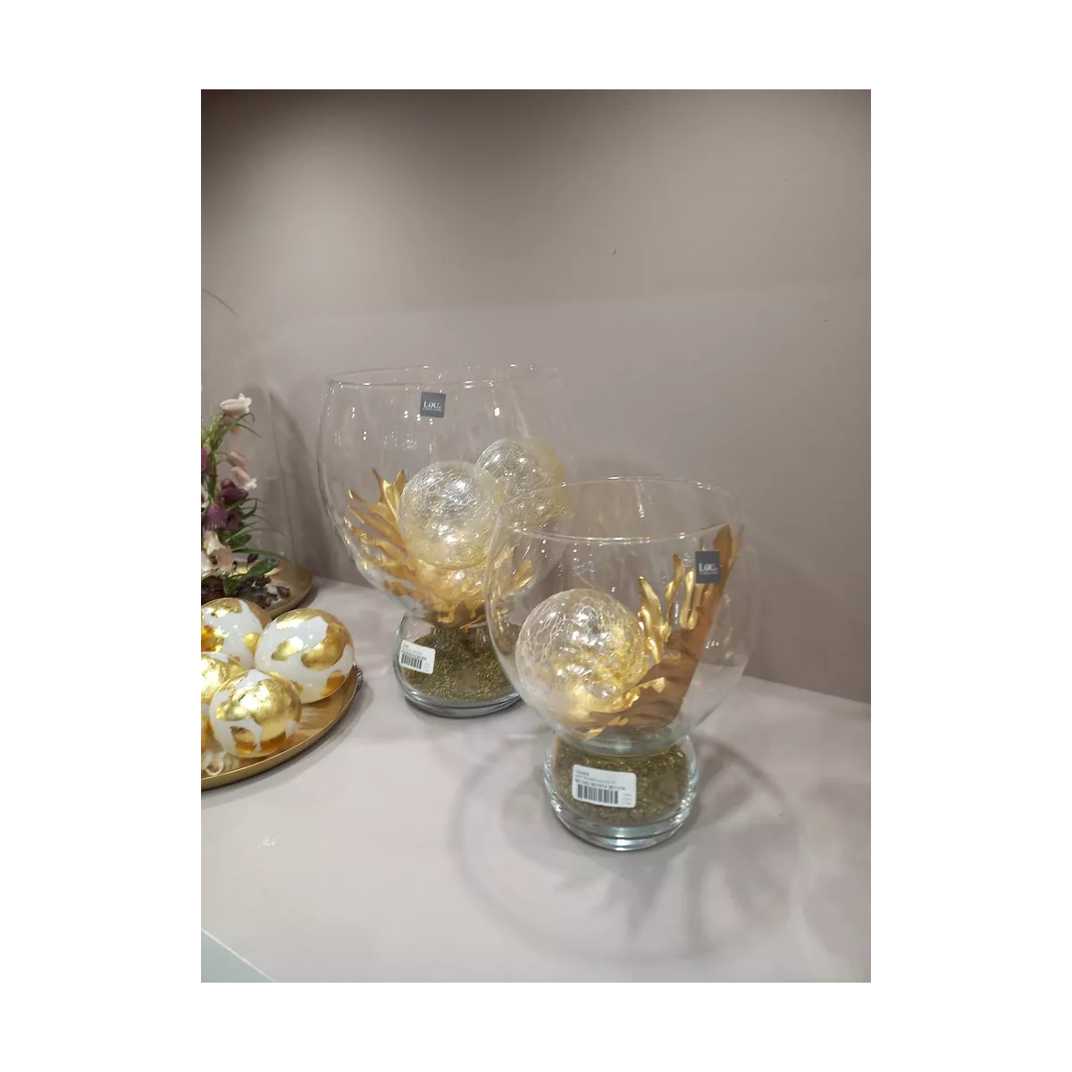 Vase Transparent Takuma h.26cm
