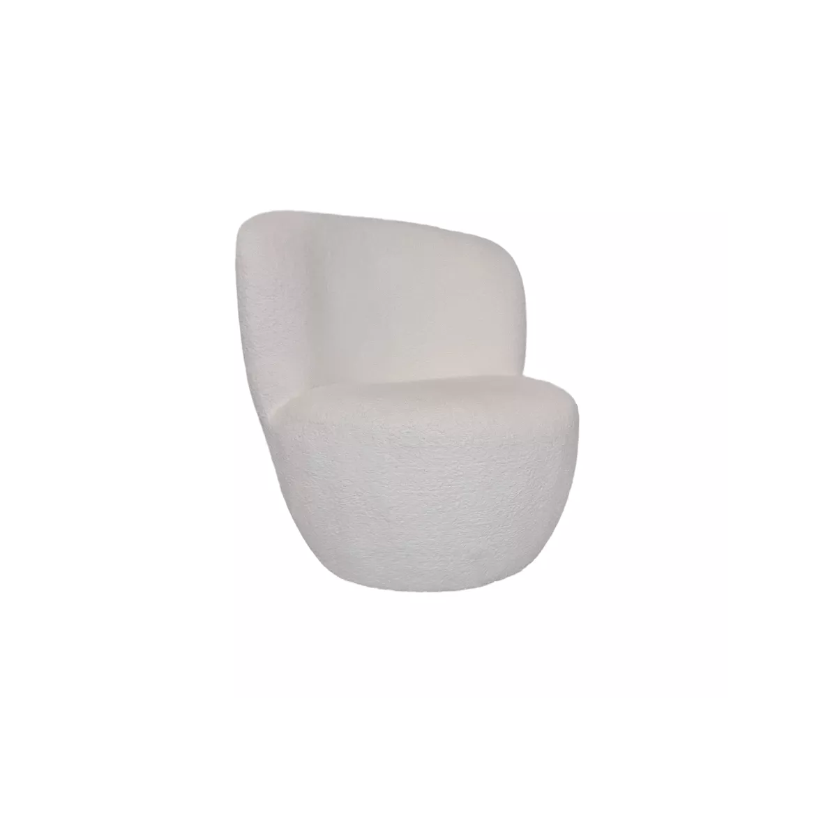 Fauteuil Fixe Bouclette Bellagio Blanc