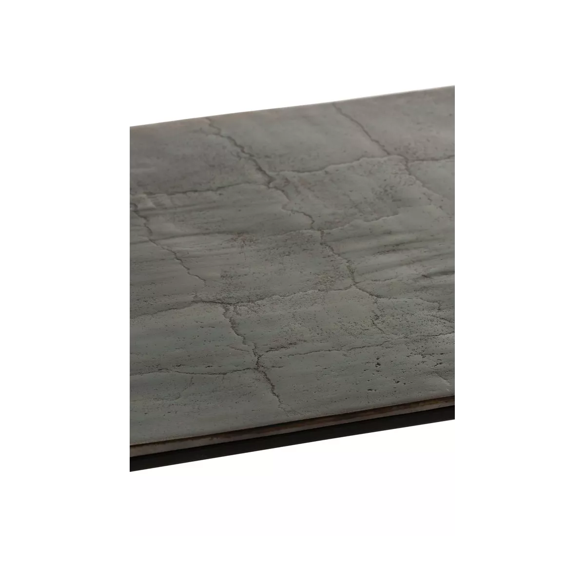 Table Basse Victoire Rectangle Aluminium Gris Foncé