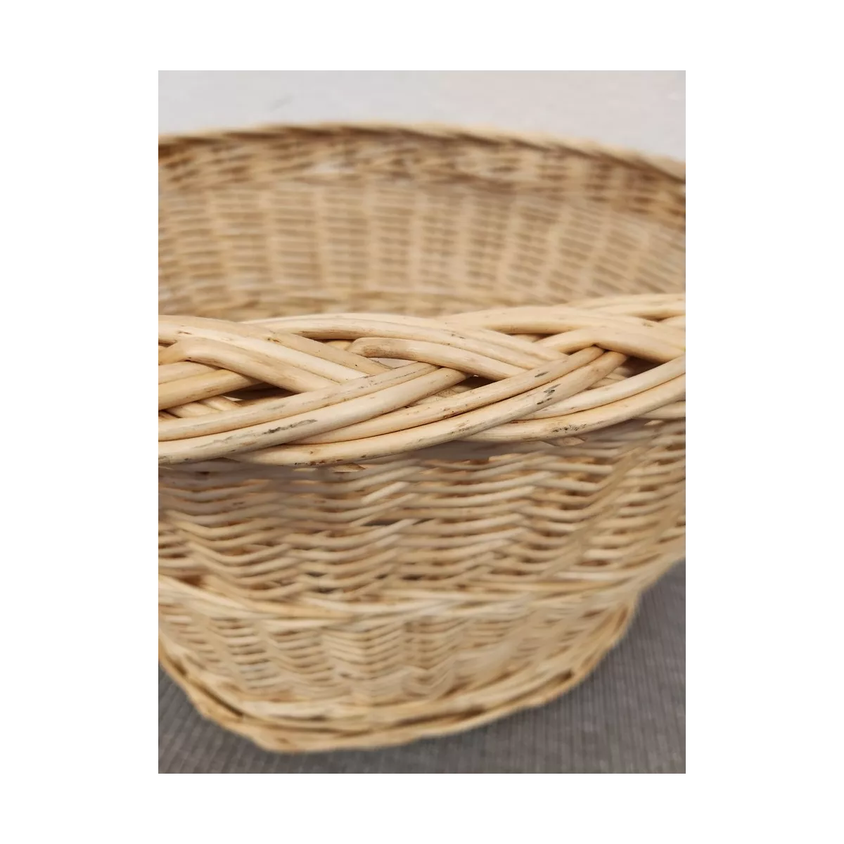 Panier André osier Naturel