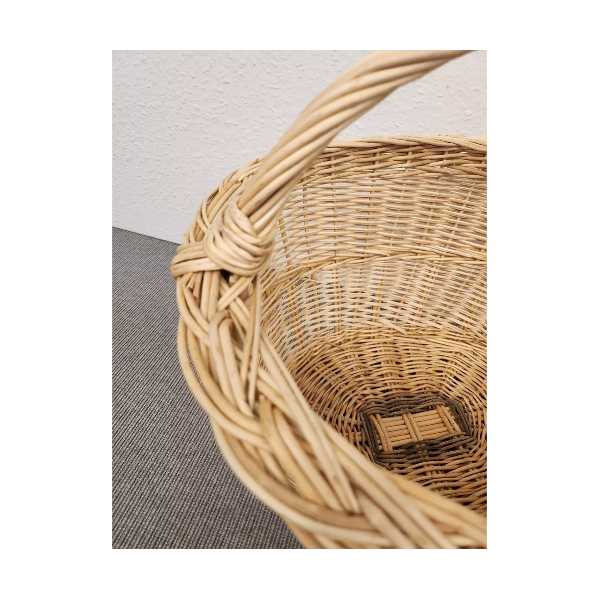 Panier André osier Naturel