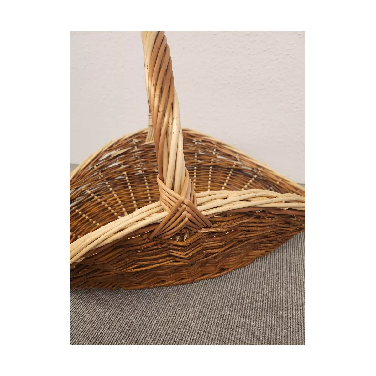 Panier à bois Ninon Osier 58x42