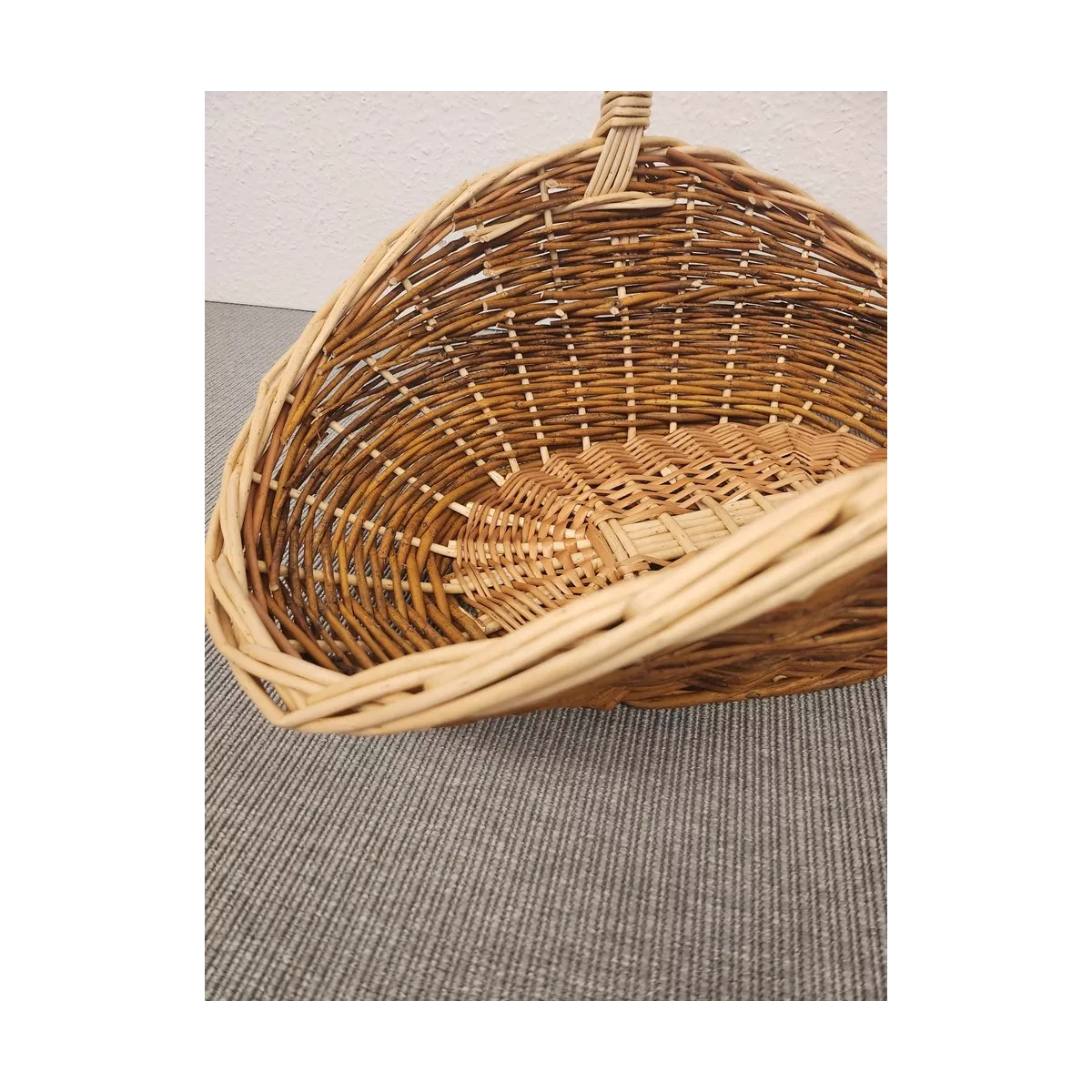 Panier à bois Ninon Osier 58x42
