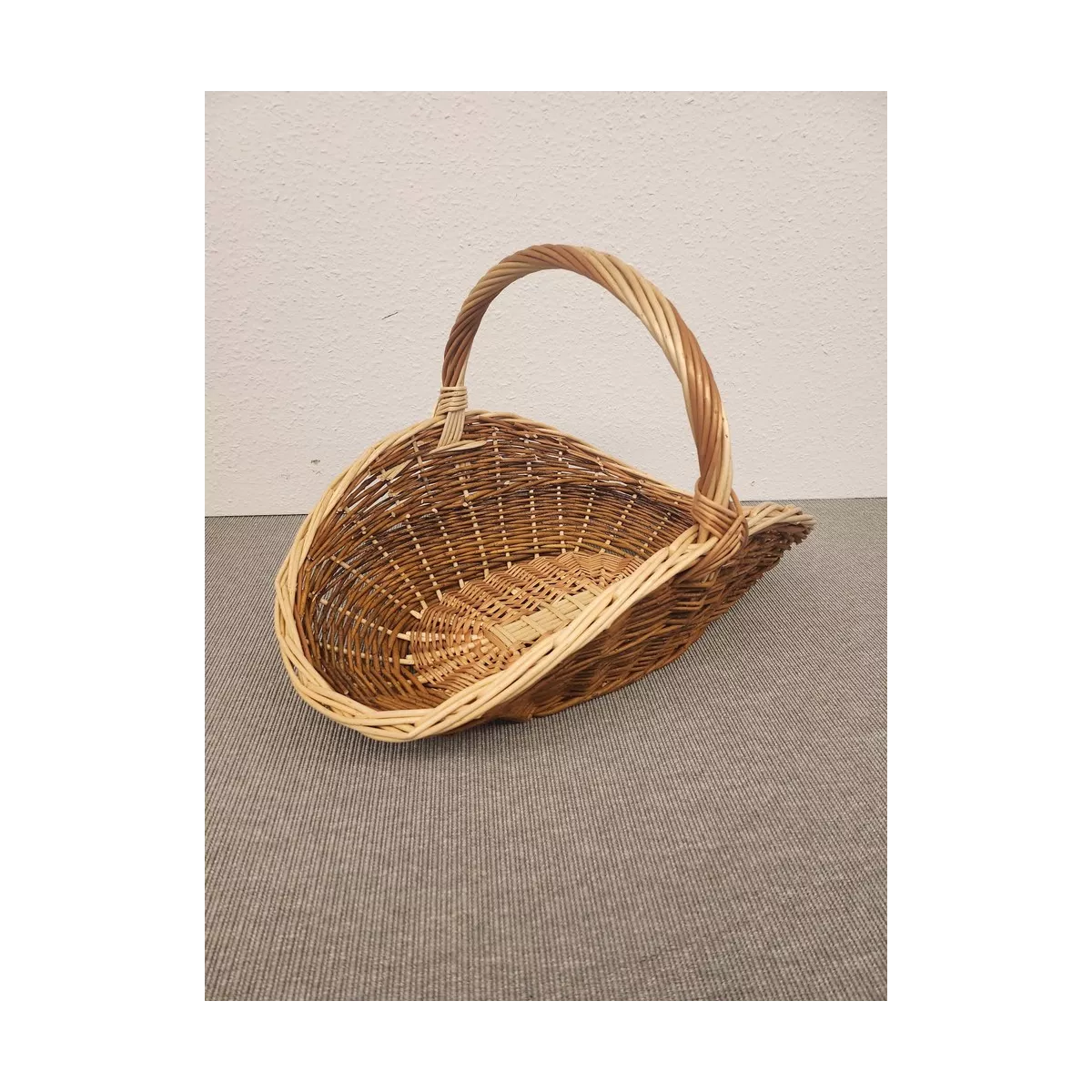 Panier à bois Ninon Osier 58x42