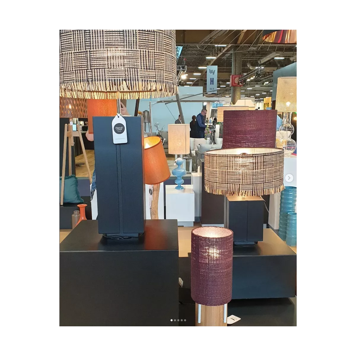 Lampe Ethiopia H.72cm