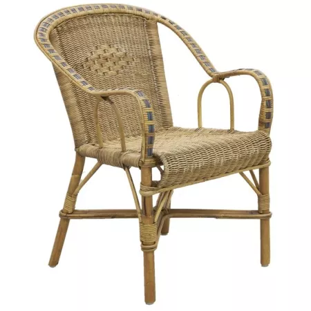 Fauteuil Grand Père Patine avec couleur