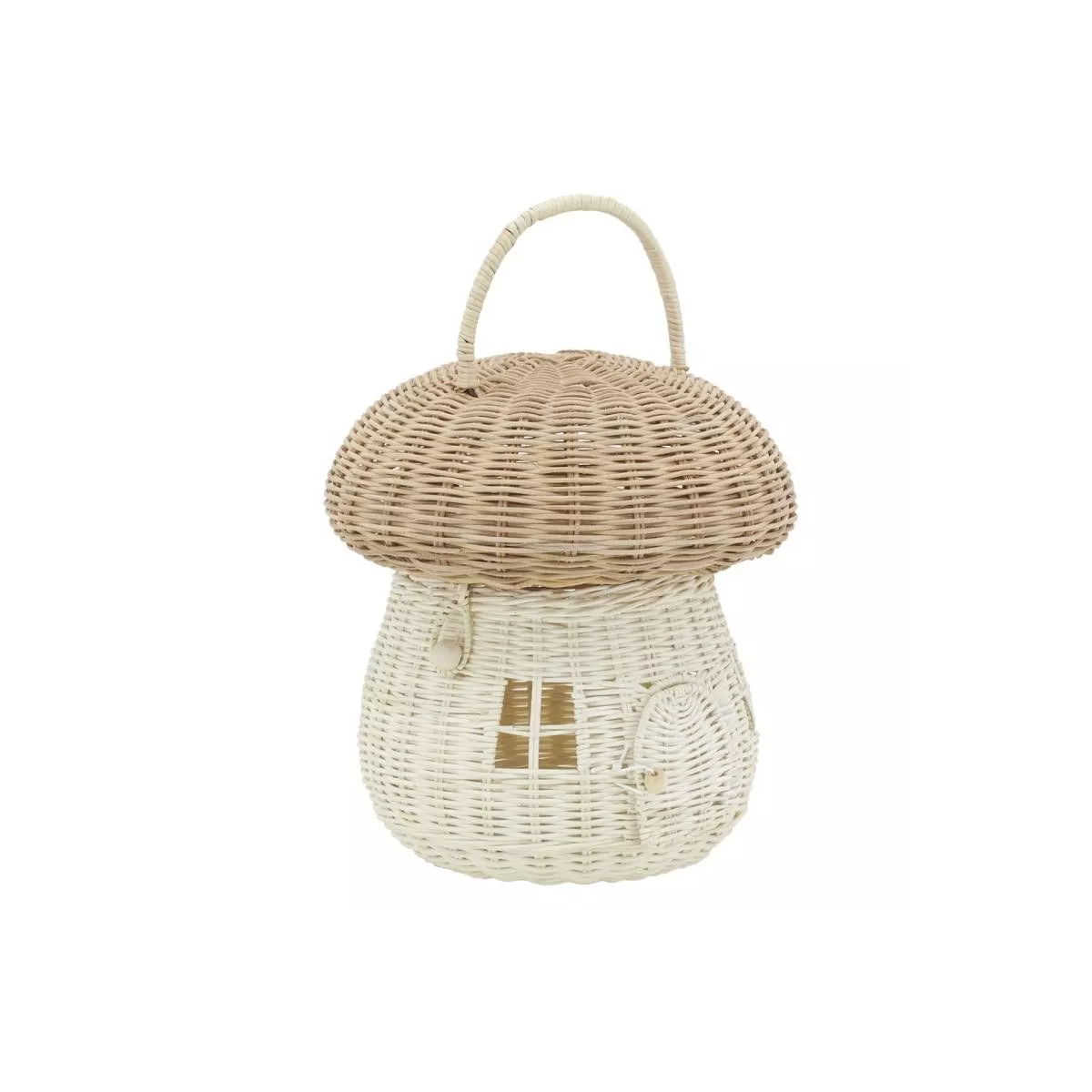 Panier rotin Maison Champignon