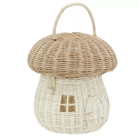 Panier rotin Maison Champignon