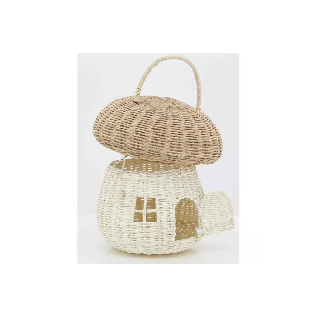 Panier rotin Maison Champignon