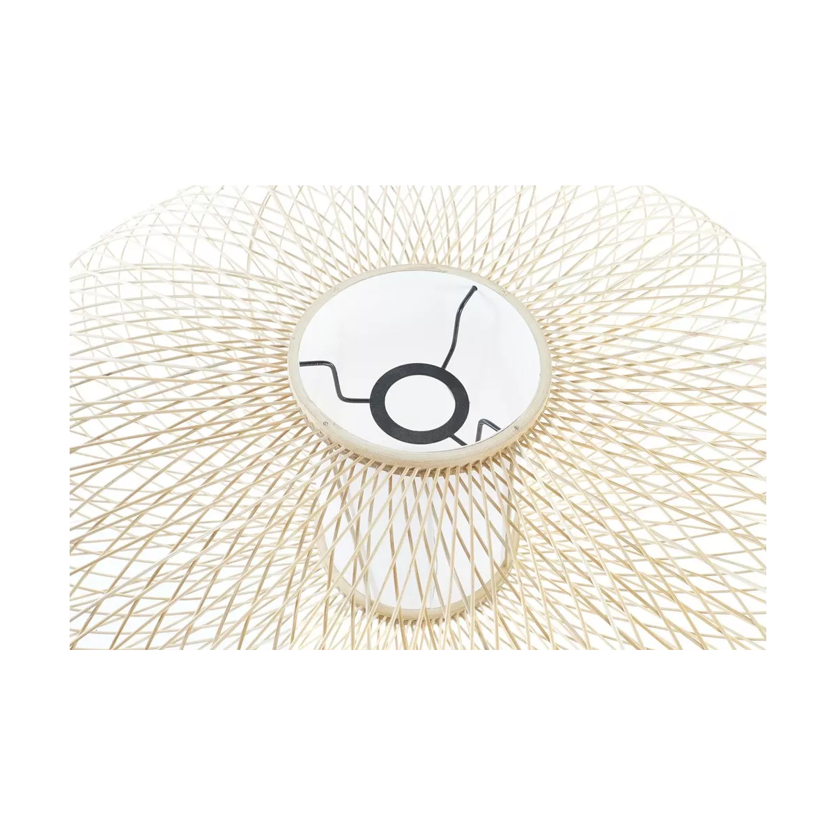 Suspension Bambou Naturel 62x62