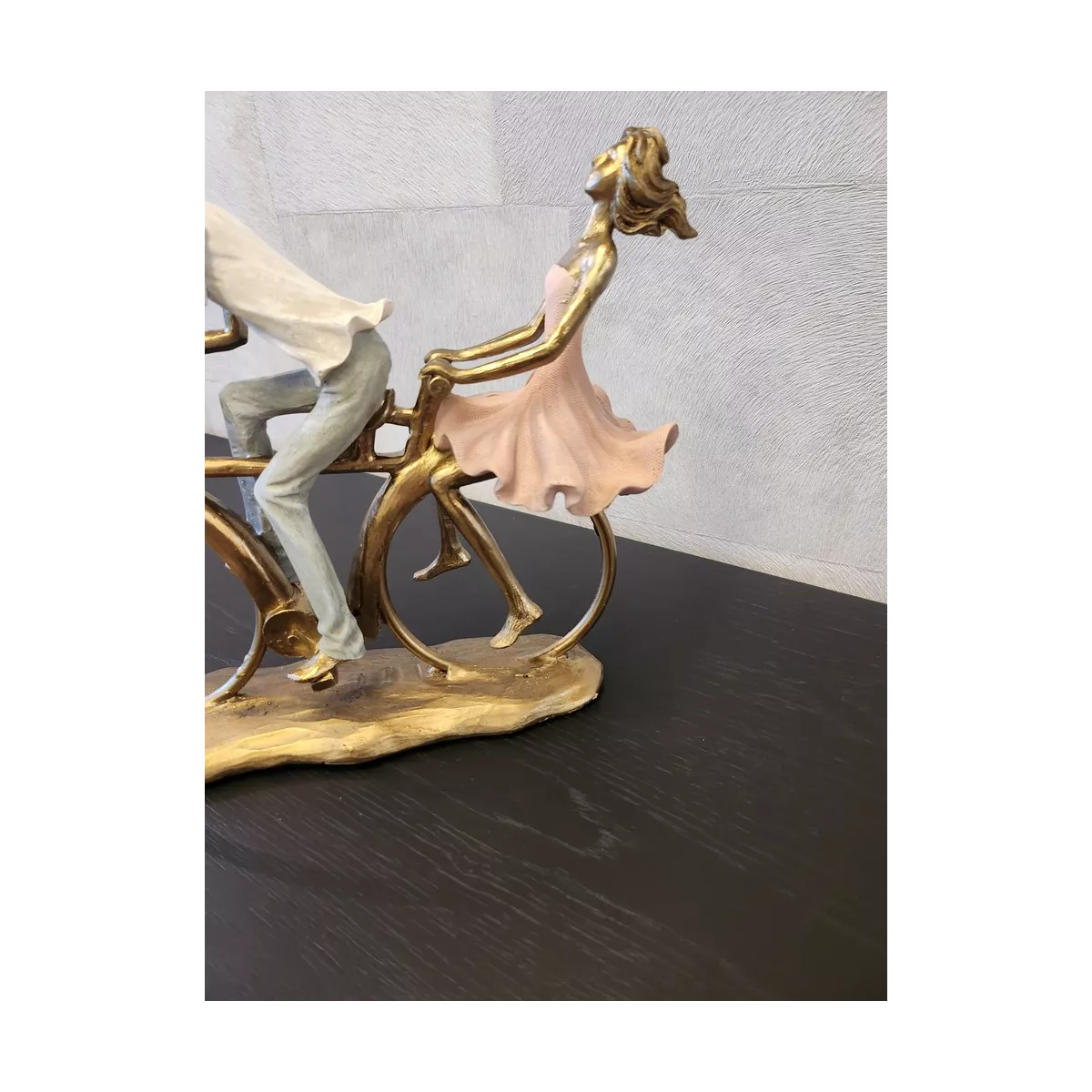 Sculpture Couple Vélo