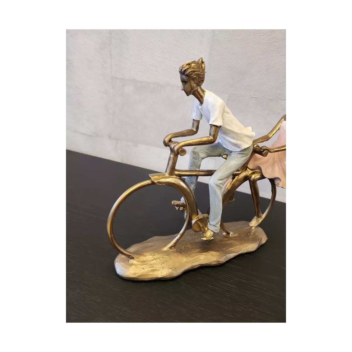 Sculpture Couple Vélo