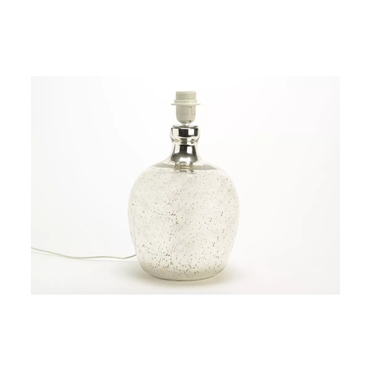 Lampe Jade en verre H.56cm