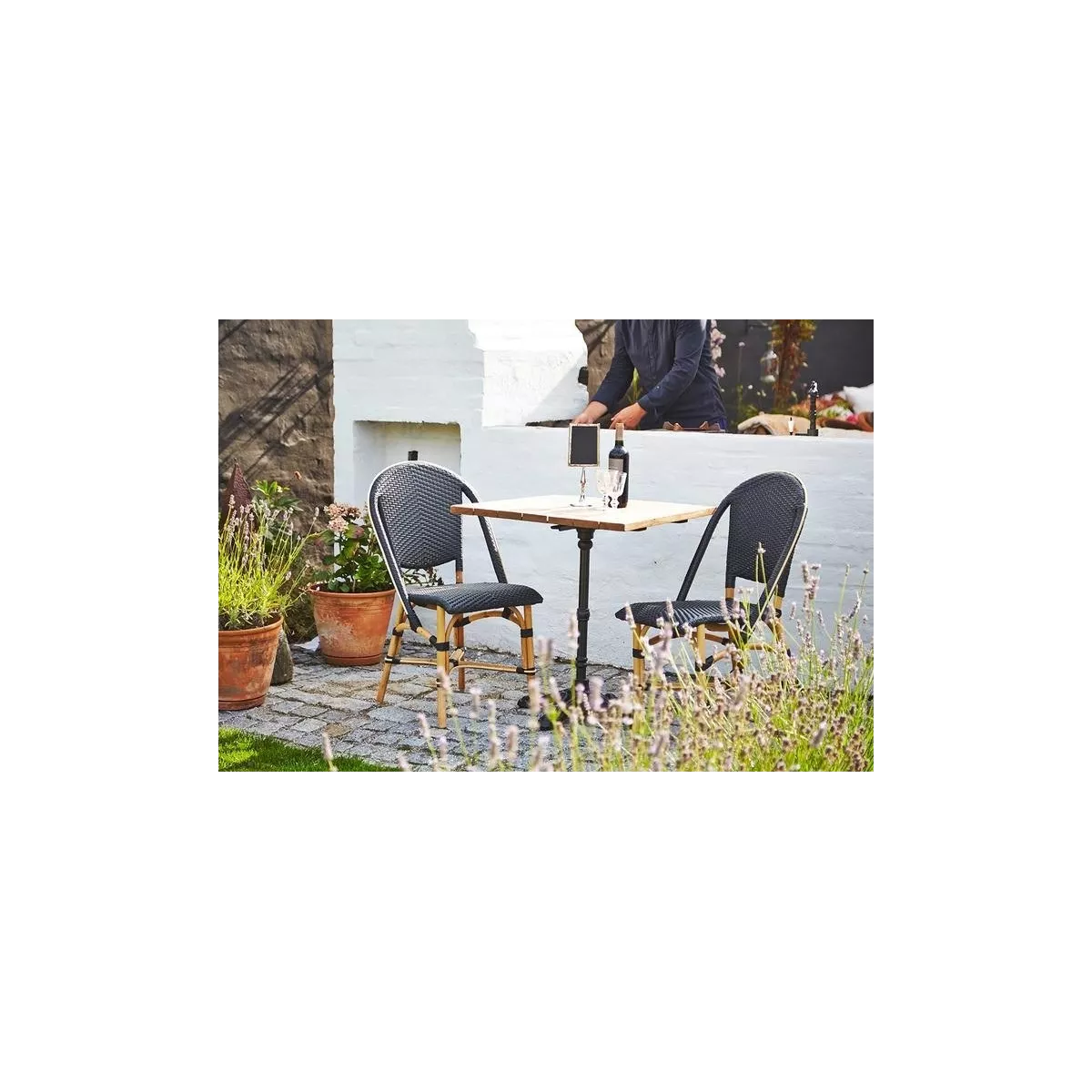 Chaise Rotin Sofie Noir