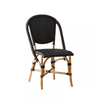 Chaise Rotin Sofie Noir
