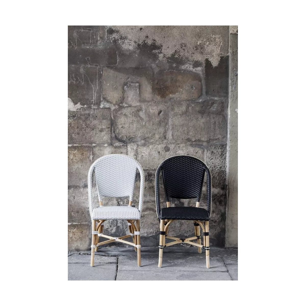 Chaise Rotin Sofie Noir
