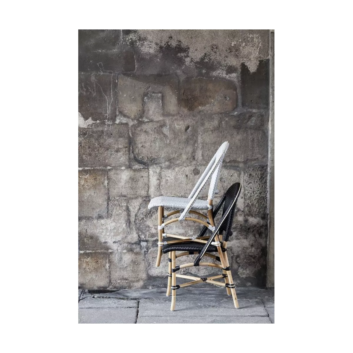 Chaise Rotin Sofie Noir