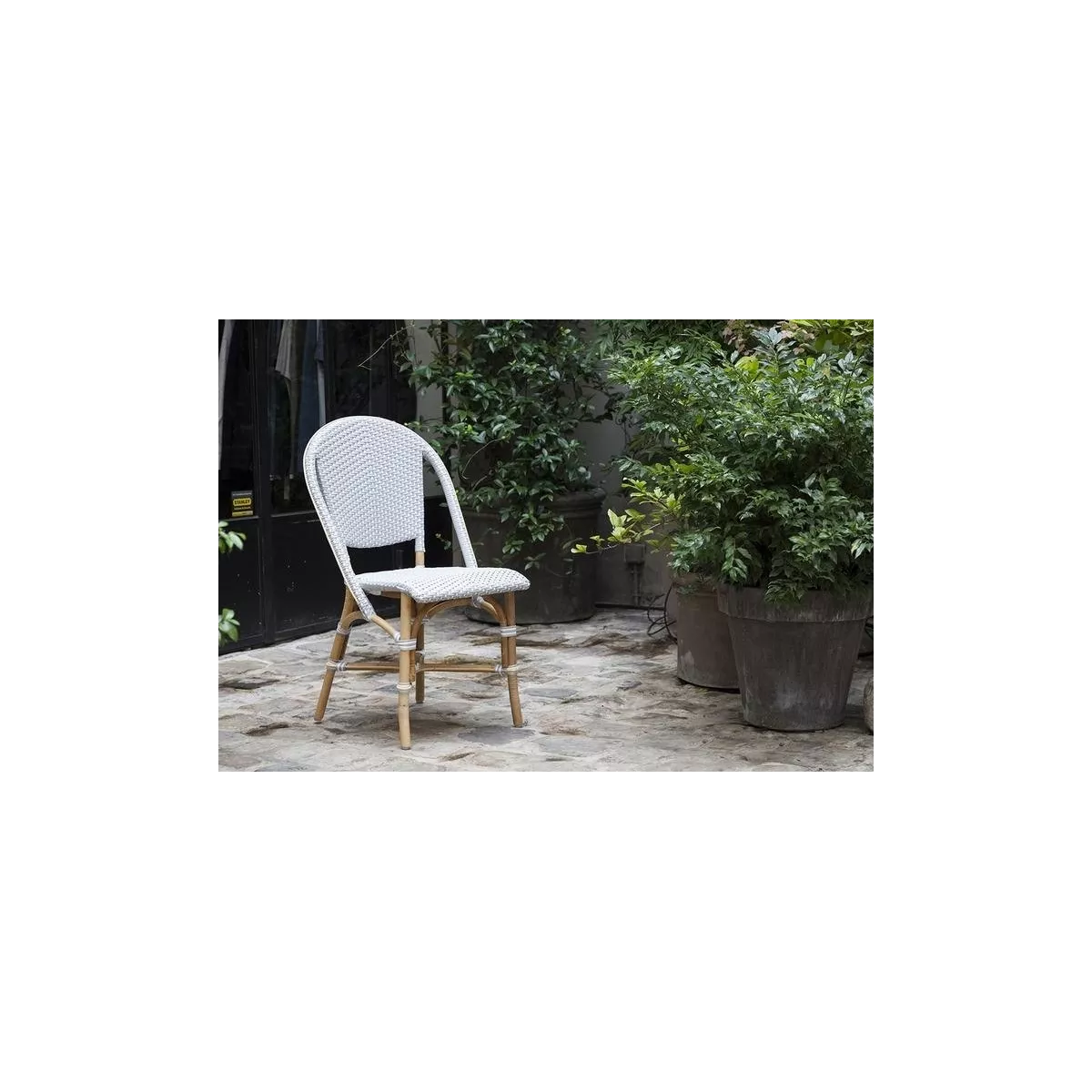 Chaise Rotin Sofie Gris