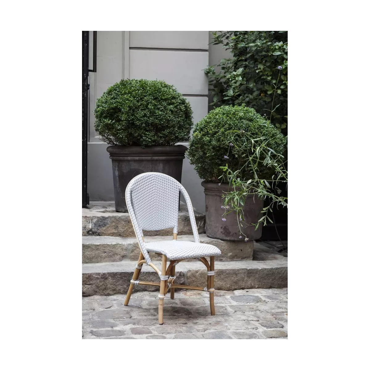 Chaise Rotin Sofie Gris