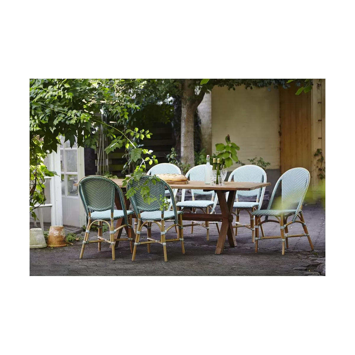 Chaise Rotin Sofie Gris
