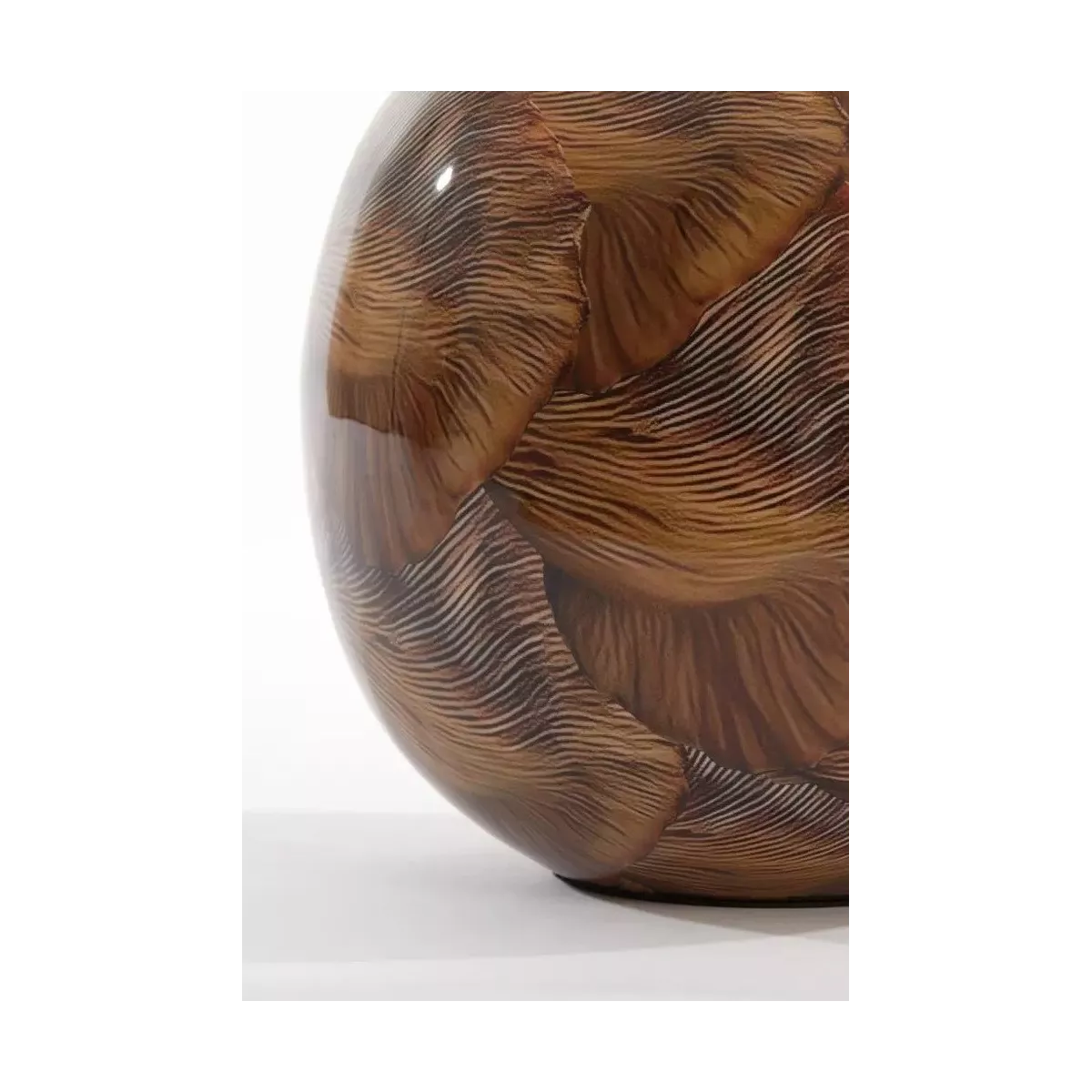 Vase Milos Brun H.40cm