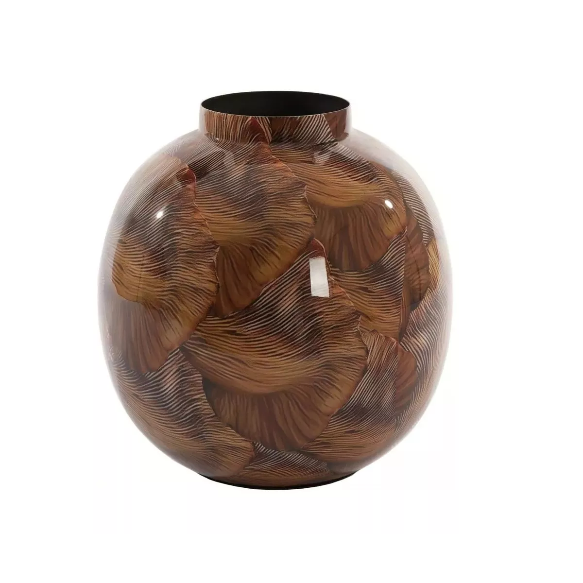 Vase Milos Brun H.40cm