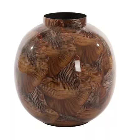 Vase Milos Brun H.40cm