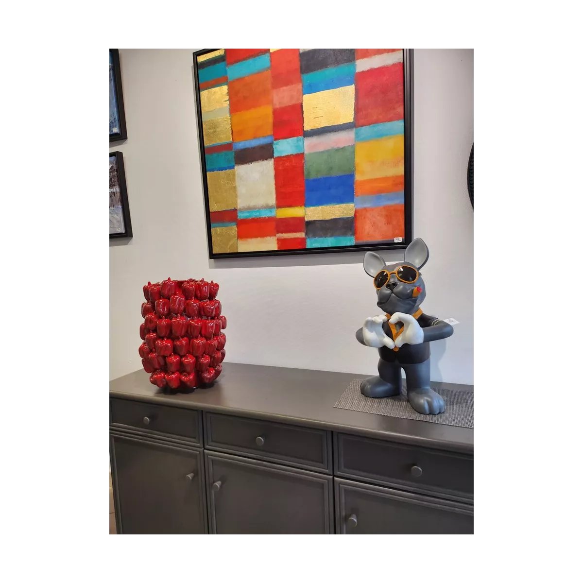 Vase Natalia Poivrons H.47cm