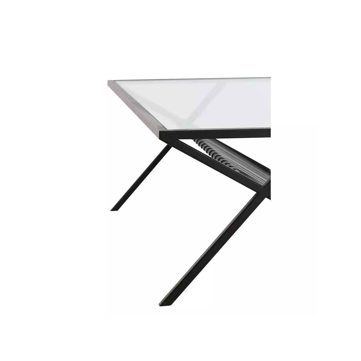 Table Basse Ezra 110x70 métal noir
