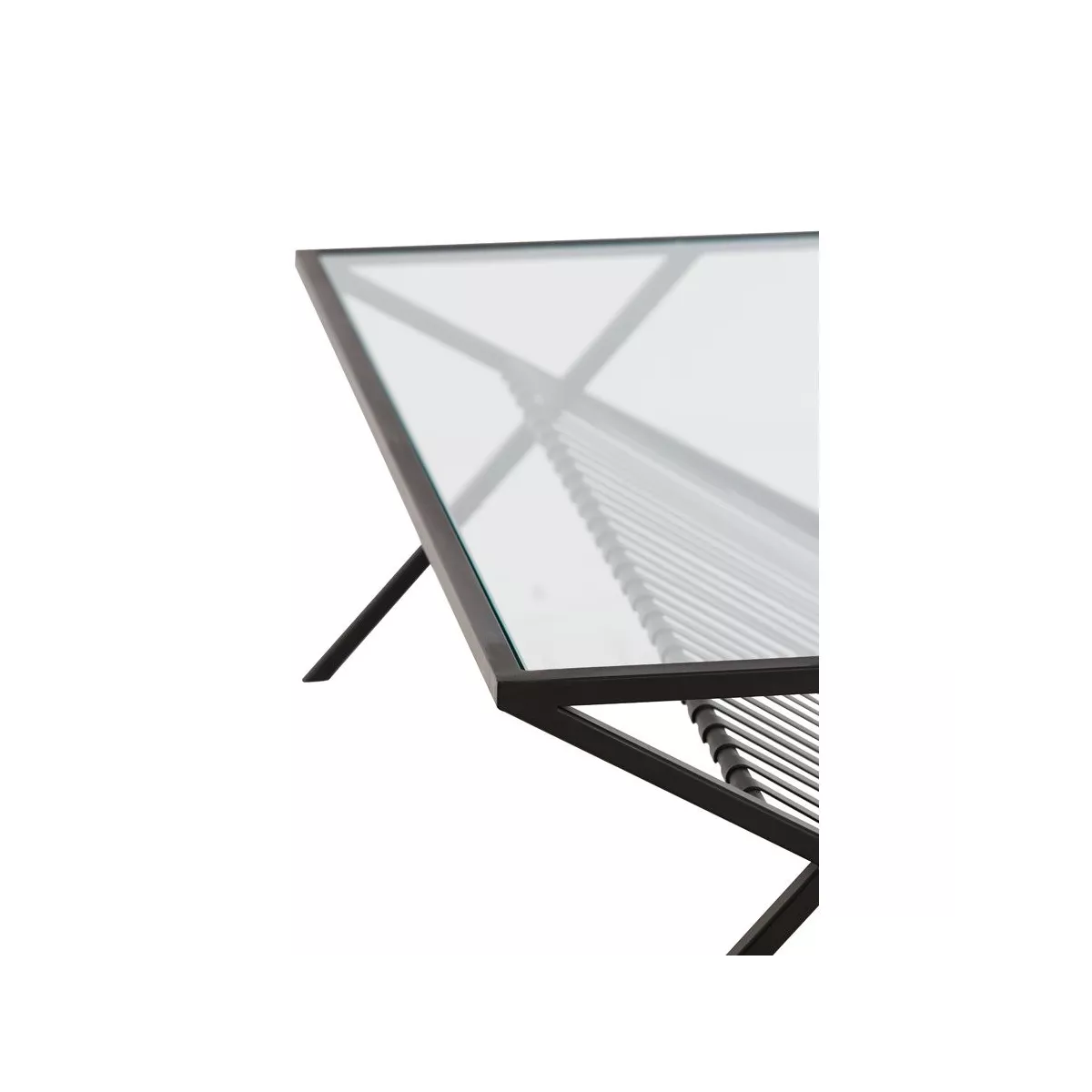 Table Basse Ezra 110x70 métal noir