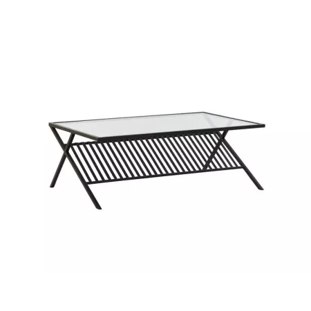 Table Basse Ezra 110x70 métal noir