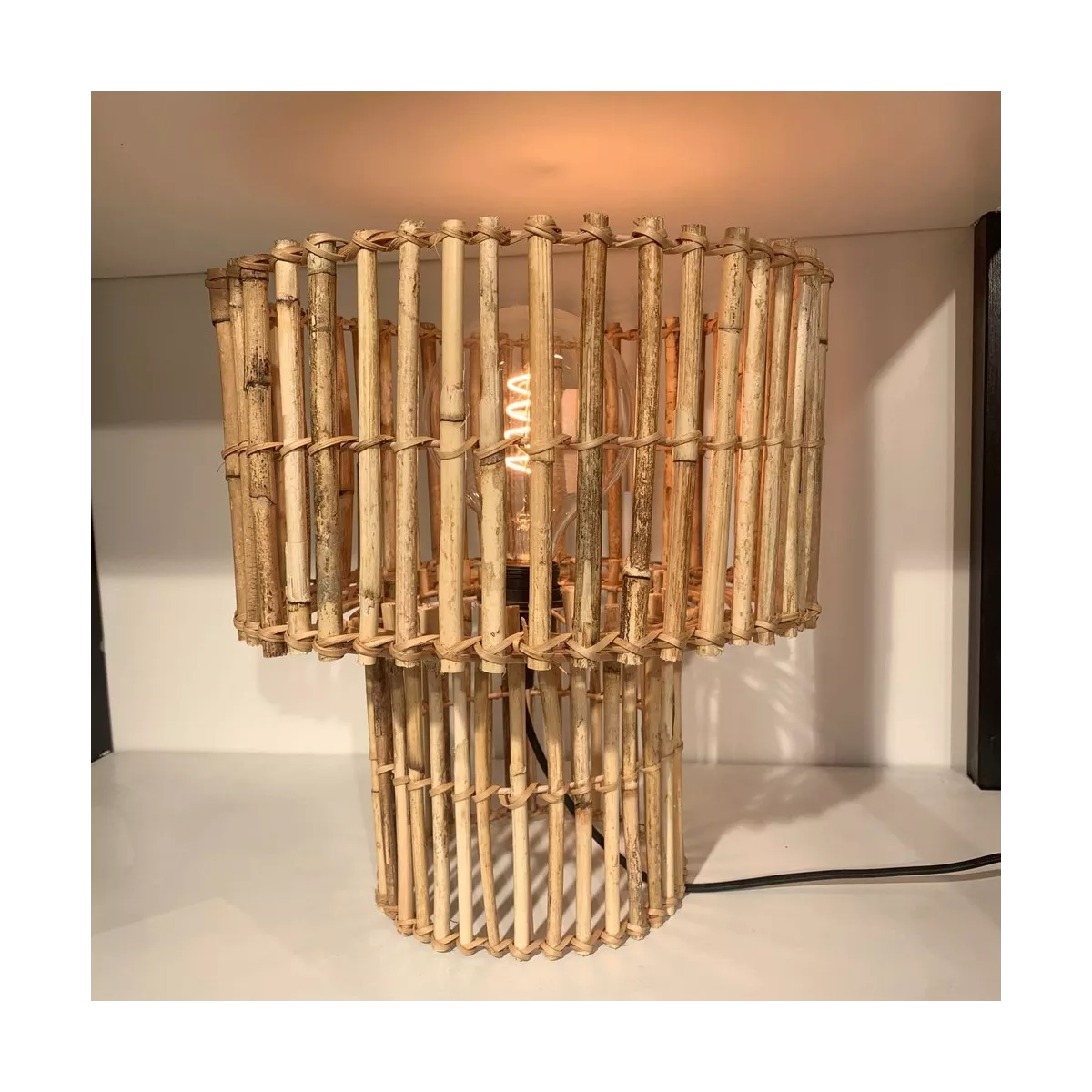 Lampe en rotin Tiny 30x30
