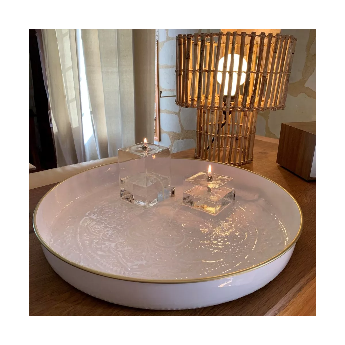 Lampe en rotin Tiny 30x30