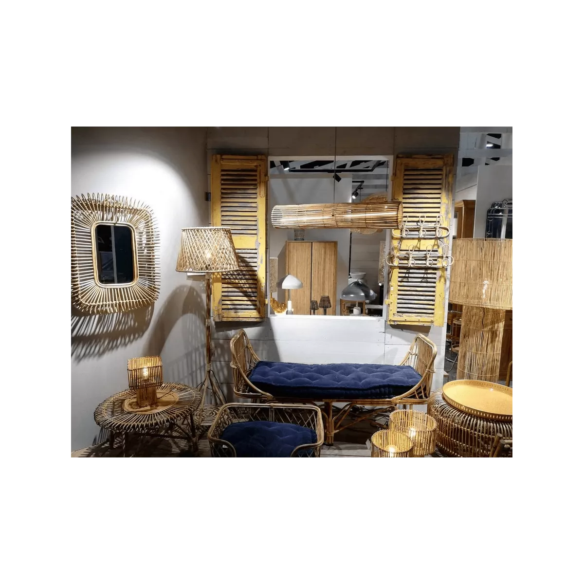 Lampe en rotin Tiny 30x30
