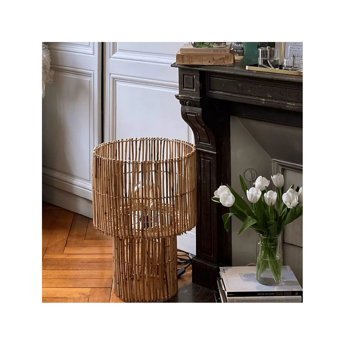 Lampe en rotin Tiny 30x30