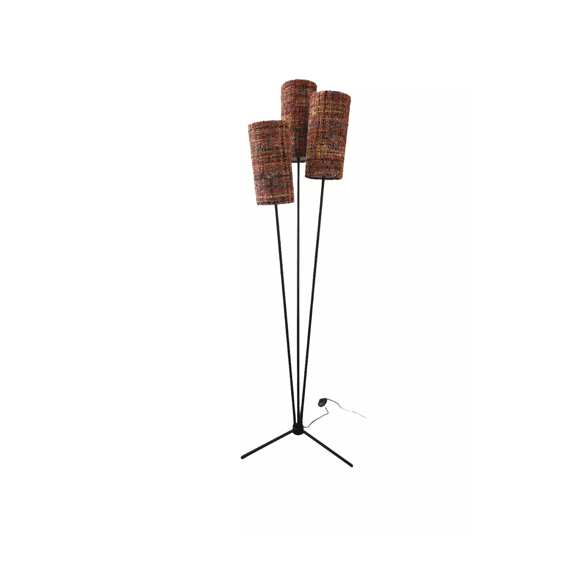 Lampadaire 3 branches Bahu H.173cm