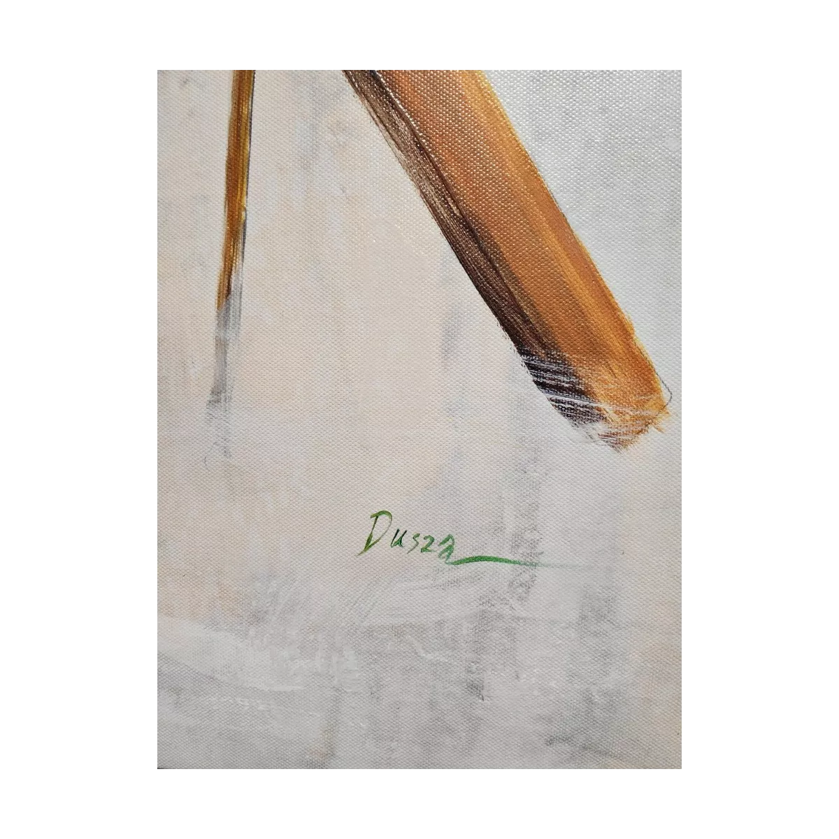 Tableau Skieuse avec ski